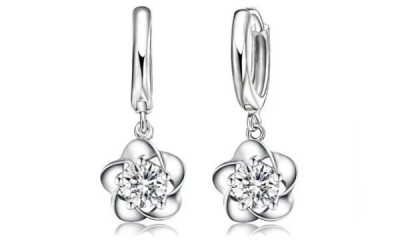 Free White Topaz Earrings